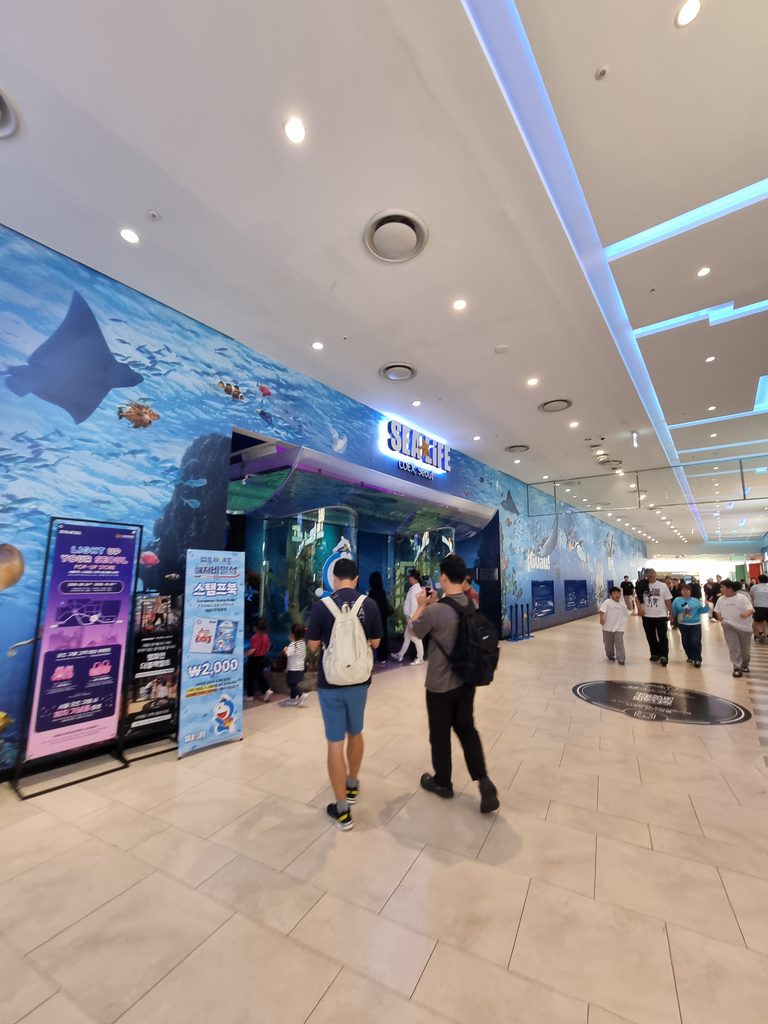 SEA LIFE COEX Aquarium entrance inside Starfield COEX Mall Seoul
